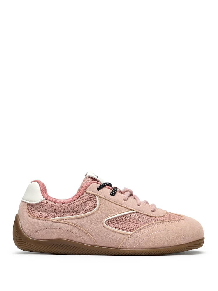Clarks Pink Dreama Mist Suede Trainers - Image 1 of 6 Clarks Pink Dreama Mist Suede Trainers - Image 1 of 6