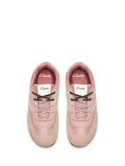 Clarks Pink Dreama Mist Suede Trainers - Image 5 of 6