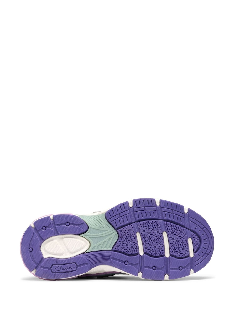 Clarks Lilac Purple Torridon Vibe Trainers - Image 6 of 6 Clarks Lilac Purple Torridon Vibe Trainers - Image 6 of 6