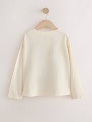 Ecru Embroidery Long Sleeve Top (3-16yrs) - Image 5 of 8
