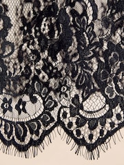 Friends Like These Black Cosy Long Sleeve Hardware Midi Dress - Image 6 of 6