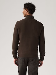 Levi's® Brown Original HM Quarter-Zip Sweater - Image 2 of 5