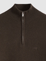 Levi's® Brown Original HM Quarter-Zip Sweater - Image 5 of 5