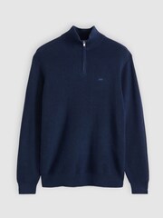 Levi's® Blue Quarter Zip Jumper - Image 5 of 6