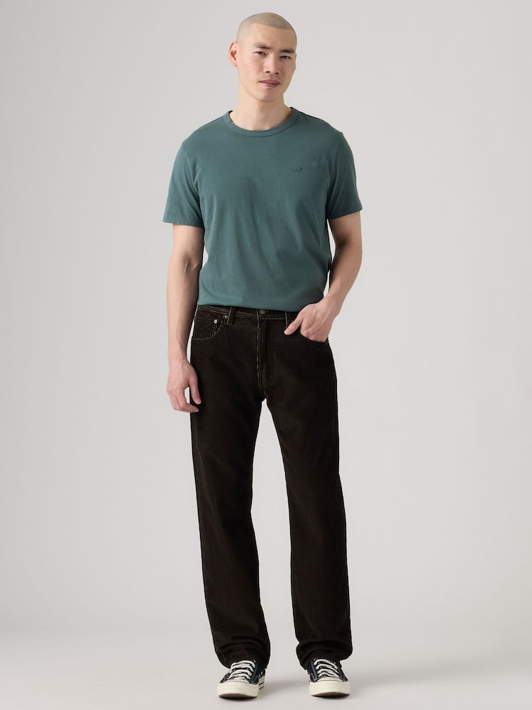 Levi's® Khaki Green Relaxed Fit Straight Leg Trousers - Image 1 of 6