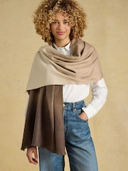 Joules Karina Brown Ombre Scarf - Image 2 of 7