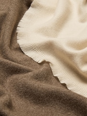 Joules Karina Brown Ombre Scarf - Image 5 of 7
