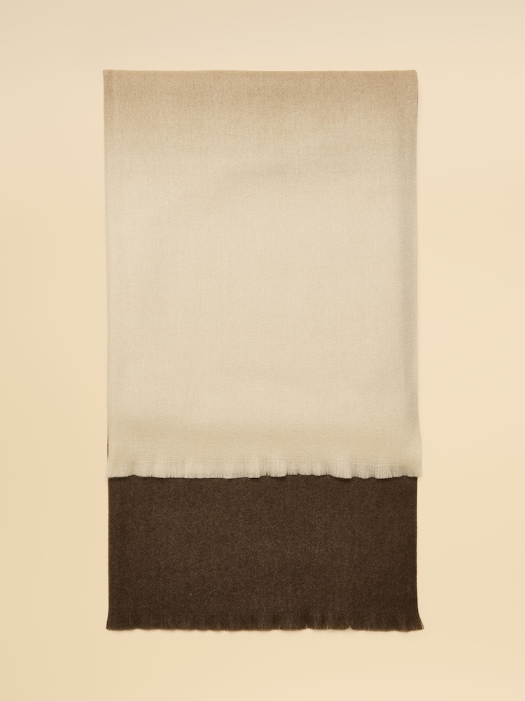 Joules Karina Brown Ombre Scarf - Image 7 of 7 Joules Karina Brown Ombre Scarf - Image 7 of 7