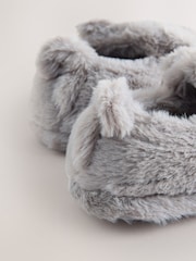 Grey Cat Character Mule Slippers - Image 5 of 5