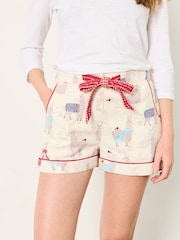 FatFace Christmas Pyjama Shorts - Imagen 1 de 6