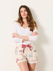FatFace Christmas Pyjama Shorts - Imagen 4 de 6