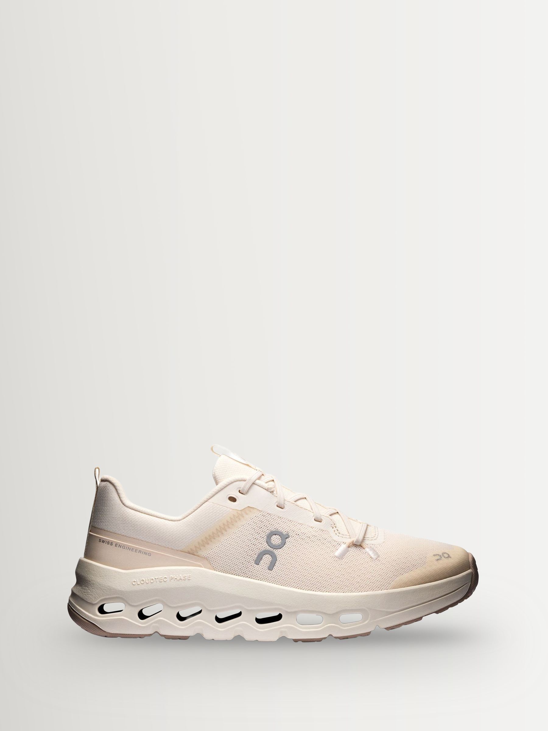 On Unisex Kids Cream Cloudleap Trainers - Image 1