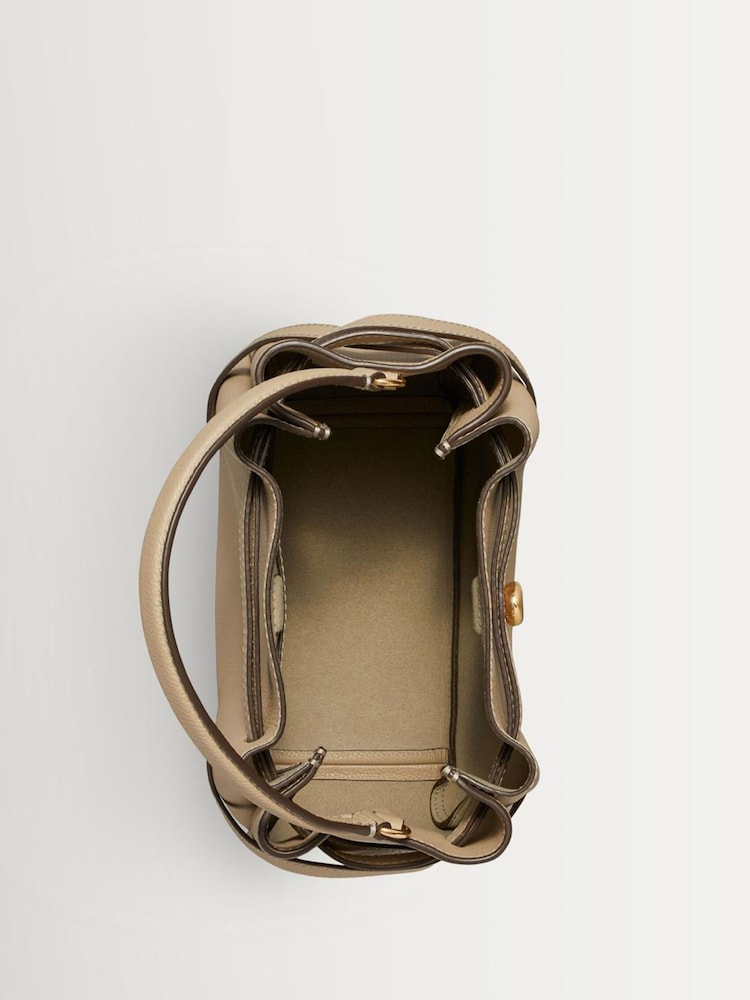 Tory Burch Soft Cement Romy Pebbled Bucket Bag - Image 6 of 6 Tory Burch Soft Cement Romy Pebbled Bucket Bag - Image 6 of 6