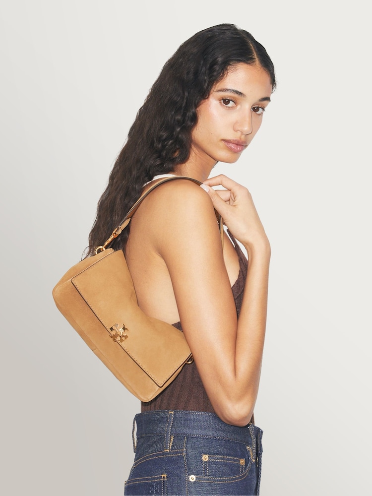 Tory Burch Toffee Charlie Small Shoulder Bag - Image 2 of 7 Tory Burch Toffee Charlie Small Shoulder Bag - Image 2 of 7