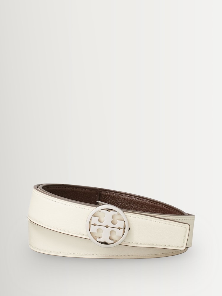 Tory Burch Brown 1" Miller Reversible Belt - Image 3 of 3 Tory Burch Brown 1" Miller Reversible Belt - Image 3 of 3