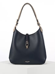 Luella Grey Blue Romany Hobo Tote Bag - Image 1 of 3