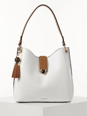 Weiß - Luella Grey Andrea Hobo Tote-Bag - Bild 1 von 3