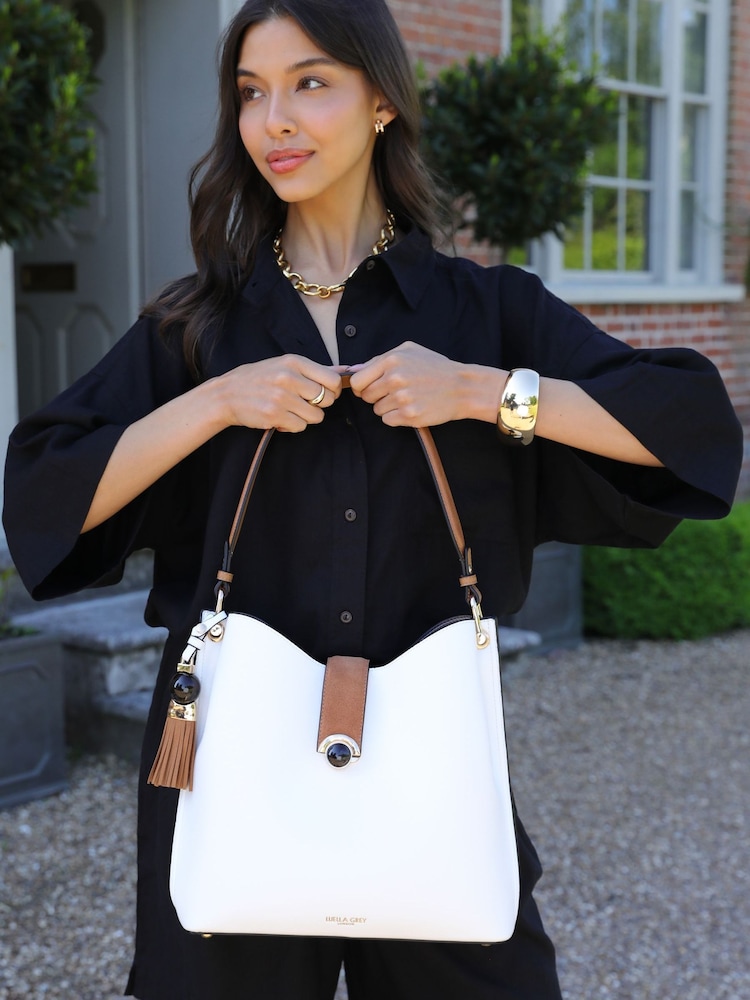 Luella Grey Andrea Hobo Tote Bag - Image 7 of 7