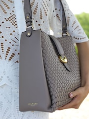 Luella Grey Flora Weave Hobo Bag - Image 5 of 7