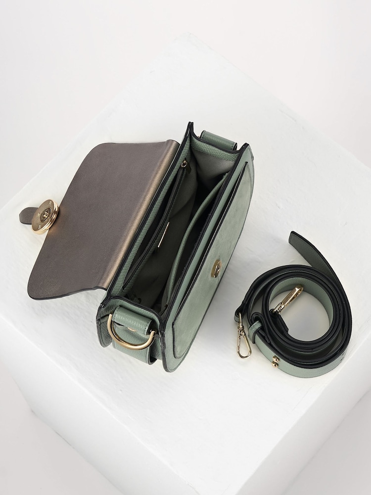 Luella Grey Venetia Saddle Cross-Body Bag - Image 3 of 3