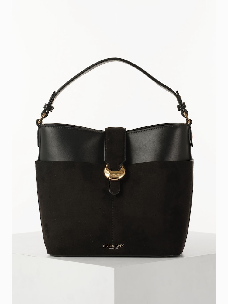 ブラック - Luella Grey Indra Bucket Cross-Body Bag - 画像 1 / 6