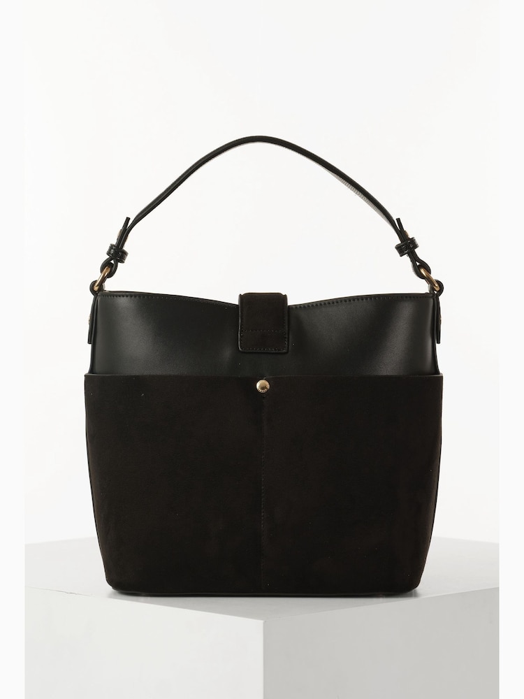 ブラック - Luella Grey Indra Bucket Cross-Body Bag - 画像 2 / 6