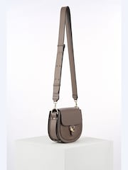 Smeđa - Luella Venetia Peat Saddle Cross-Body Bag - Slika 2 od 3