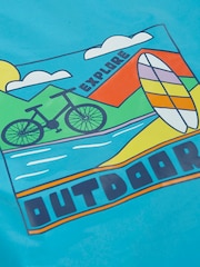 Frugi Atlantic Blue Changing Robe - Image 4 of 6