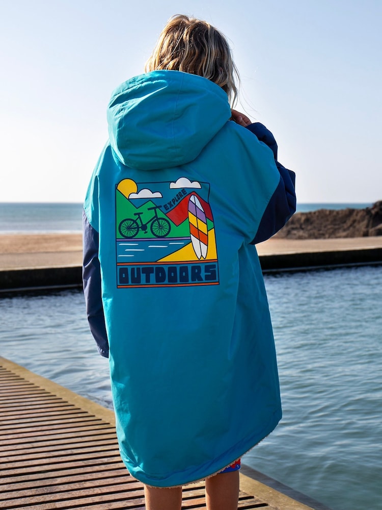 Frugi Atlantic Blue Changing Robe - Image 6 of 6