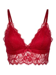 Hunkemoller Red Bralette Marianna Bra - Image 4 of 5
