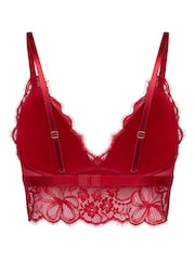 Hunkemoller Red Bralette Marianna Bra - Image 5 of 5