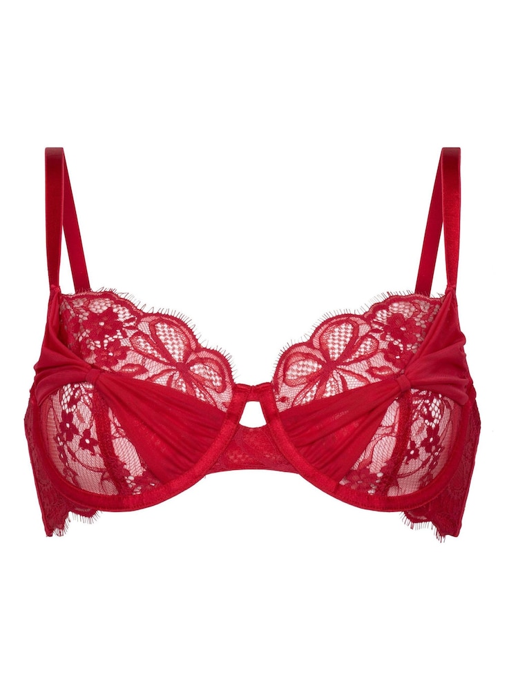 Hunkemoller Red Non Padded Marianna Bra - Image 1 of 2 Hunkemoller Red Non Padded Marianna Bra - Image 1 of 2