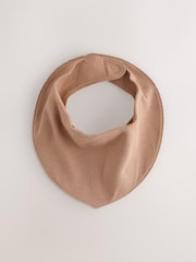 Neutral/Grey Waffle Baby Dribble Bibs 5 Pack - Image 3 of 8