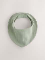 Neutral/Grey Waffle Baby Dribble Bibs 5 Pack - Image 5 of 8