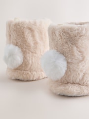 Neutral Bunny Slipper Boots - Image 4 of 5