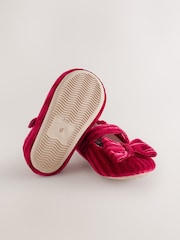 Red Bow Mary Jane Slippers - Image 3 of 5