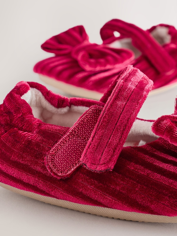 Red Bow Mary Jane Slippers - Image 5 of 5 Red Bow Mary Jane Slippers - Image 5 of 5
