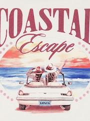 Levi's White Coastal Short Sleeve T-Shirt - Image 3 of 4