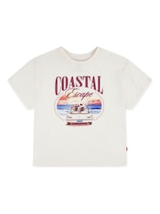 Levi's White Coastal Short Sleeve T-Shirt - Image 6 of 7