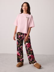 Baker by Ted Baker Pink 2 Piece Frame Printed Pyjamas Set - Image 2 of 8