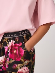 Baker by Ted Baker Pink 2 Piece Frame Printed Pyjamas Set - Image 4 of 8