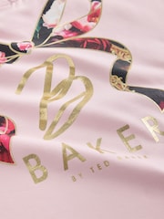 Baker by Ted Baker Pink 2 Piece Frame Printed Pyjamas Set - Image 7 of 8