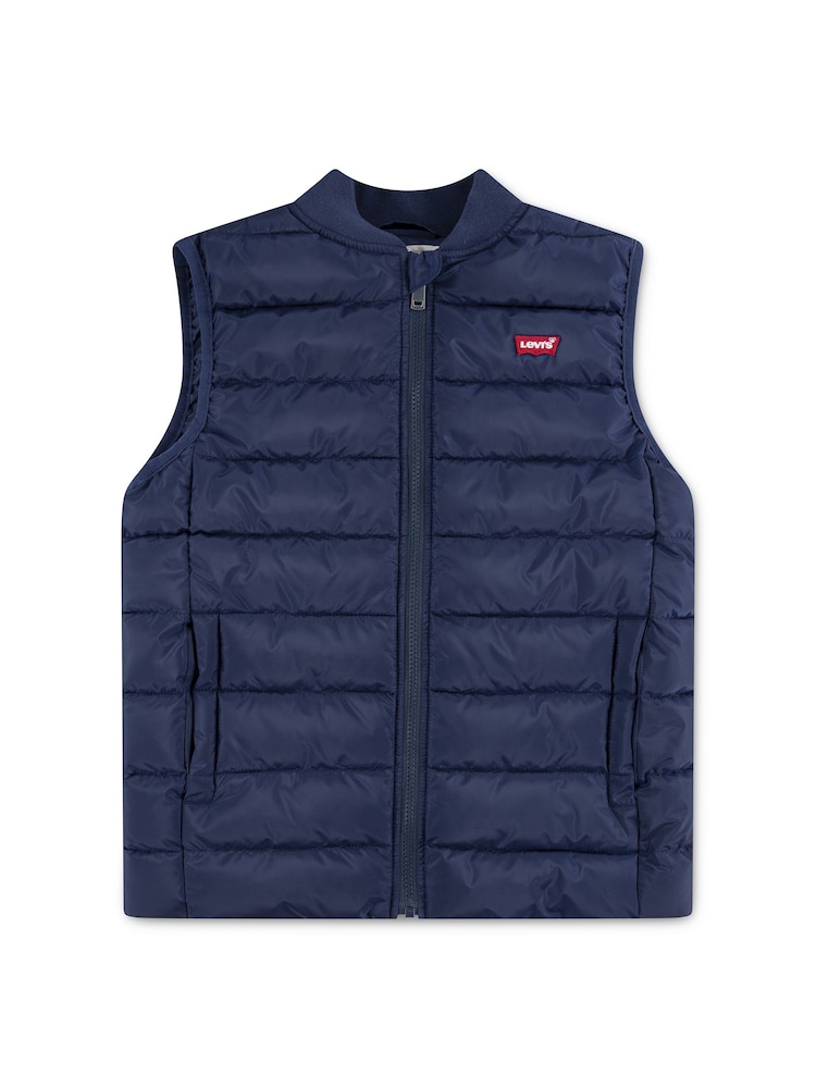 Levi's Blue Lightweight Logo Puffer Gilet - Image 1 of 1