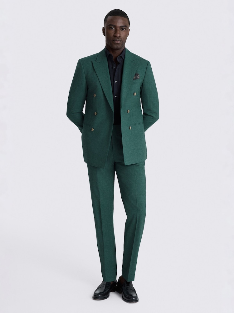 MOSS Green Marl Slim Fit Suit Jacket - Image 2 of 4