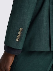 MOSS Green Marl Slim Fit Suit Jacket - Image 4 of 4