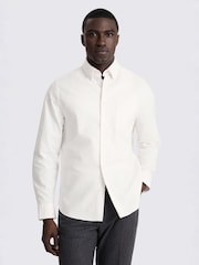 MOSS White Washed Oxford Shirt - Image 1 of 4