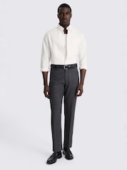 MOSS White Washed Oxford Shirt - Image 2 of 4