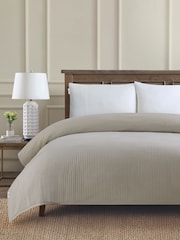 Us Polo Assn Cloud Cream Channel Row Quilted Bedspread - Image 1 of 5