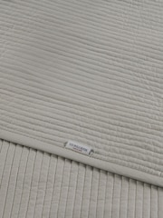 Us Polo Assn Cloud Cream Channel Row Quilted Bedspread - Image 5 of 5