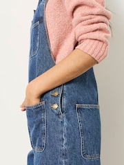 FatFace Blue Denim P GARDENER Dungarees - Image 3 of 5